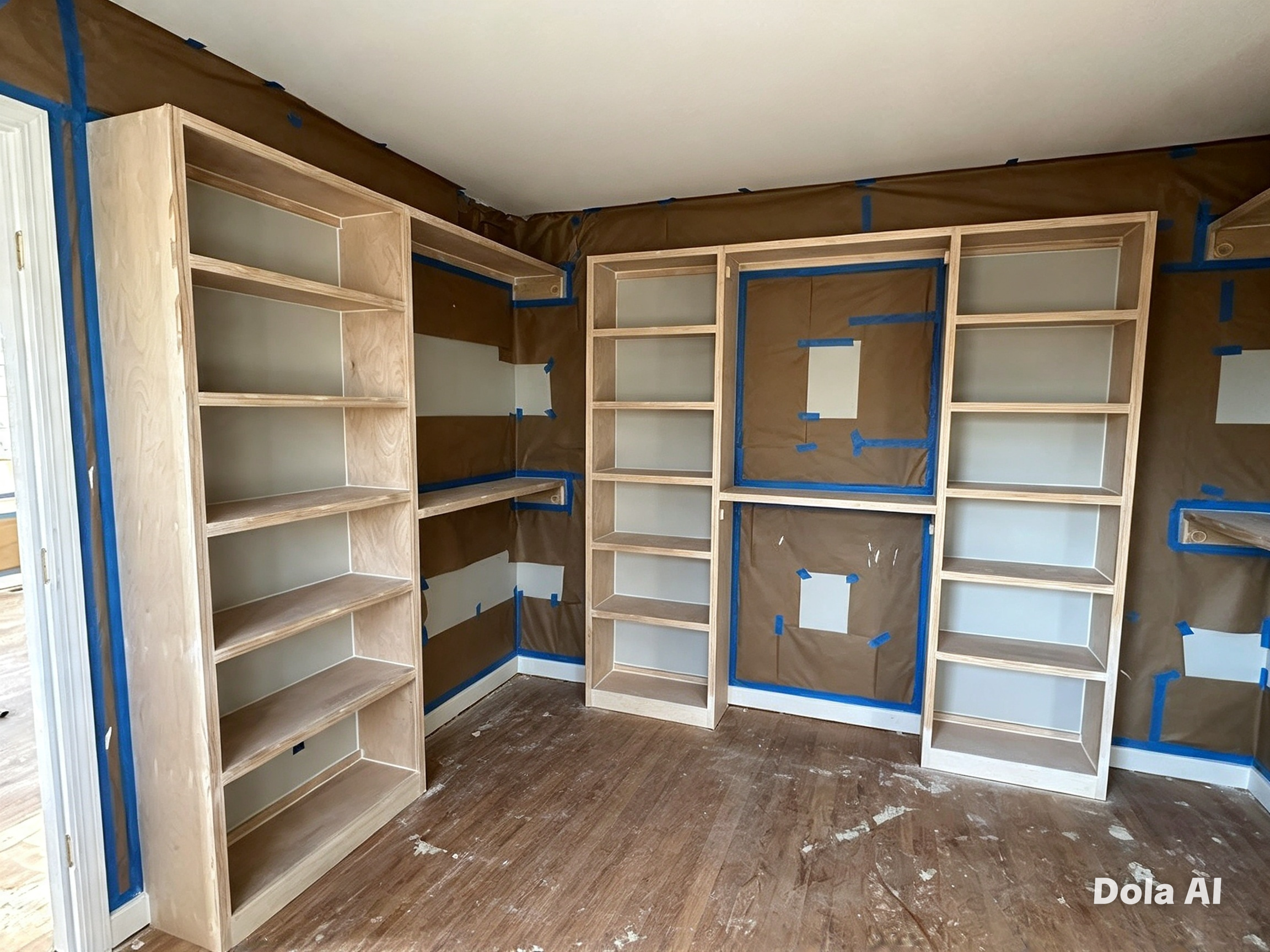 Antes de pintar closet